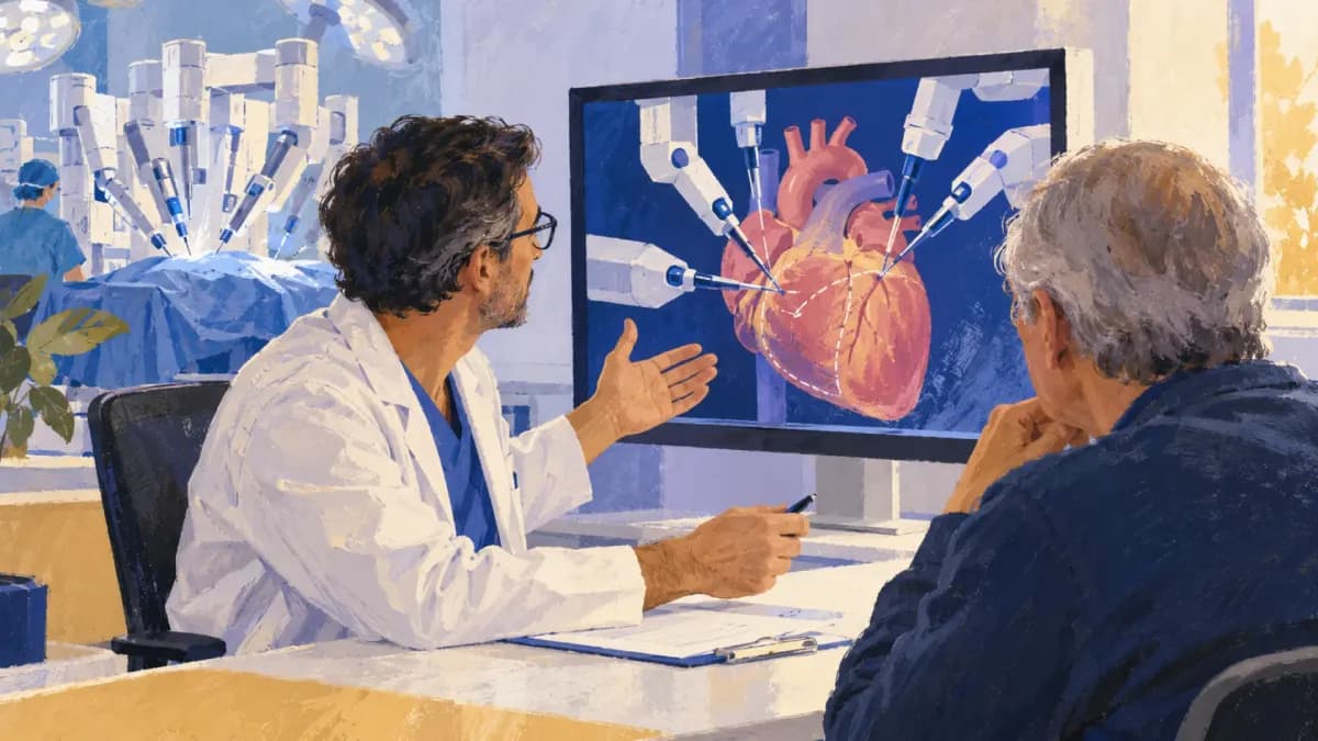 Avances en cirugía robótica cardíaca con el da Vinci 5