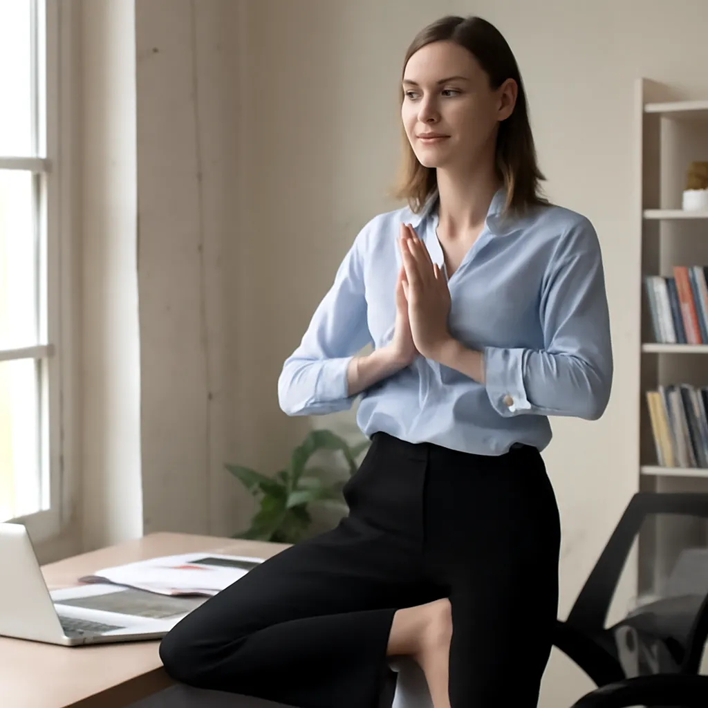 Incorporando yoga en las pausas activas del trabajo